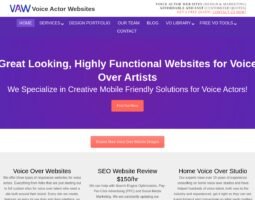 Voice Actor Websites